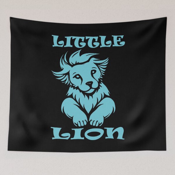 Item preview, Little Lion - Cyan designed and sold by Soulemotion.