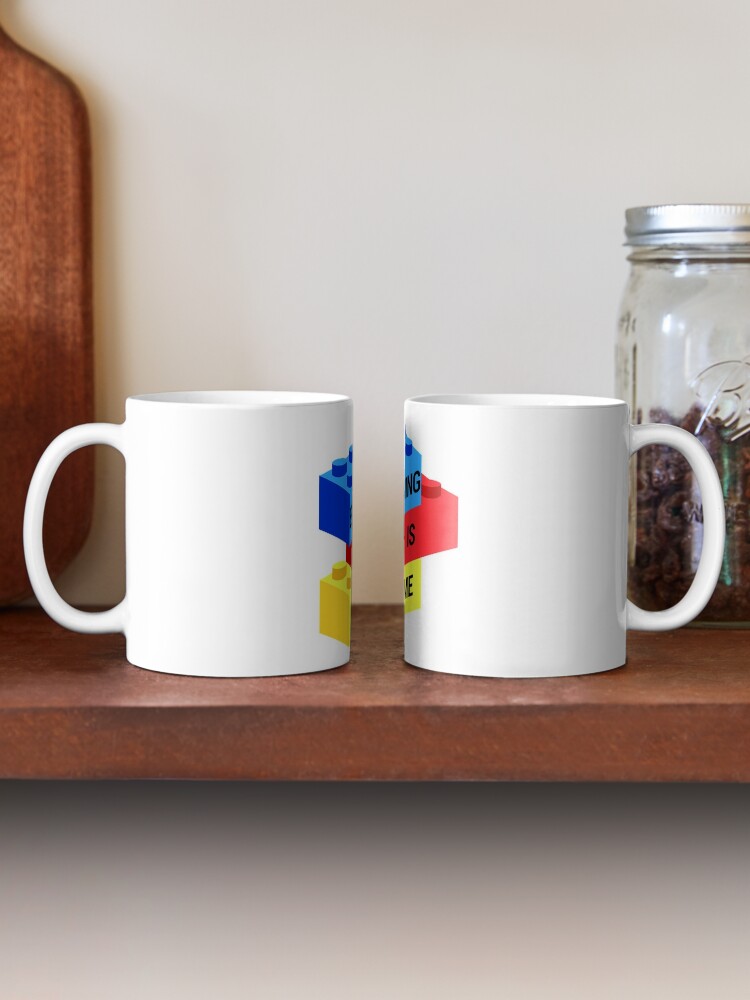 Colorful Bricks Design Coffee Mug for Sale by SnappyBrick