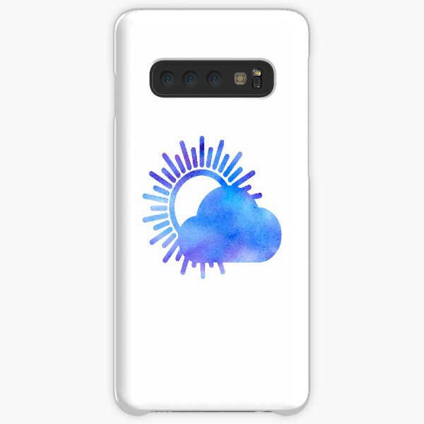 WITH CONFIDENCE - Better Weather Logo Watercolor Samsung Galaxy Snap Case