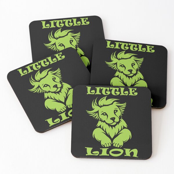 Item preview, Little Lion - Yellow-green designed and sold by Soulemotion.