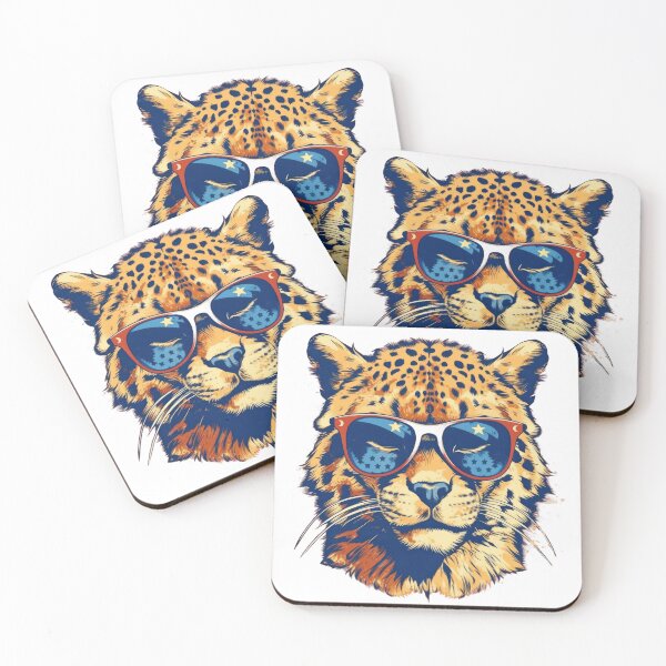 Item preview, Hero Cheetah with Glasses designed and sold by Tuong Nguyen.