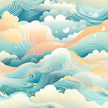 Pastel outlets Waves