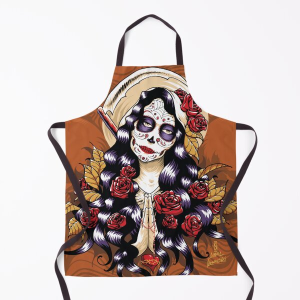Item preview, Santa Muerte Illustration designed and sold by Kamil Kowalski.