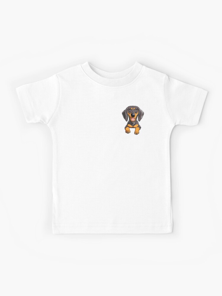 dachshund pocket tee