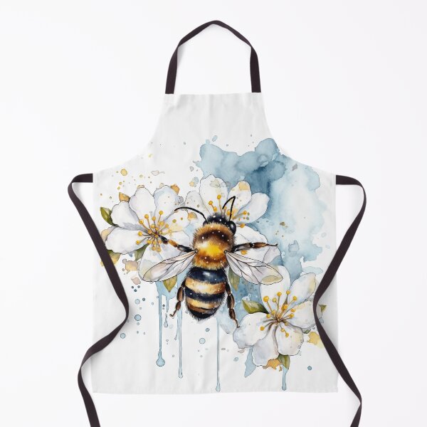 Item preview, Bee Watercolor Floral designed and sold by Magnuna.