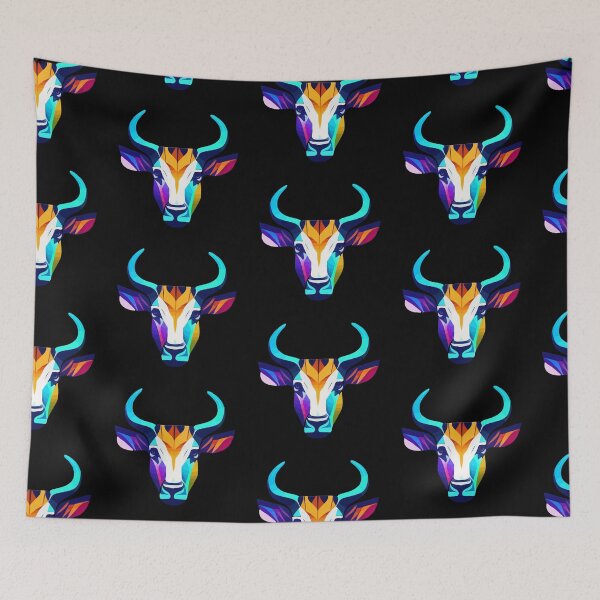 Item preview,  Bulls Abstract Head designed and sold by spyduckz.