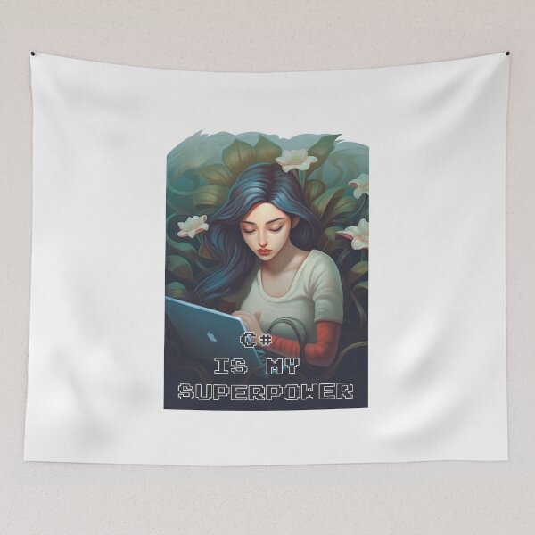 Item preview, C# Is My Superpower designed and sold by heringa.
