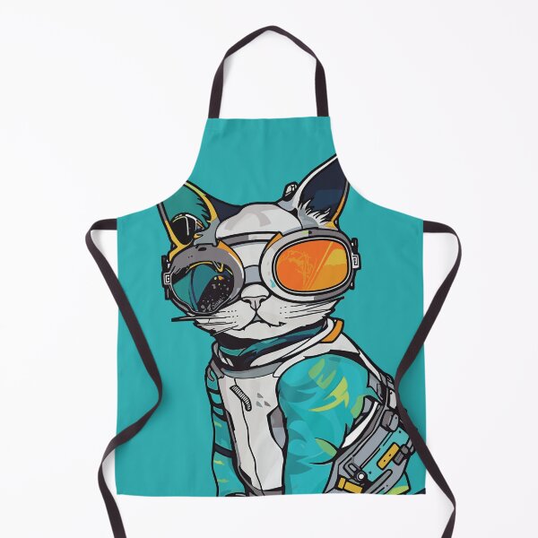 Item preview, Futuristic Multicolor Cats #18 cyber cat designed and sold by SOVISART.