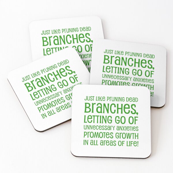 Item preview, Just like pruning dead branches, letting go of unnecessary anxieties promotes growth in all areas of life! designed and sold by jazzydevil.