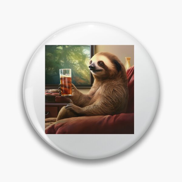 Item preview, Slothy Beer designed and sold by RadStuffHere.
