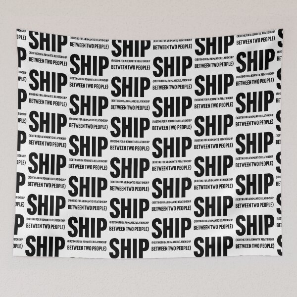Item preview, SHIP (rooting for a romantic relationship between two people) designed and sold by jazzydevil.