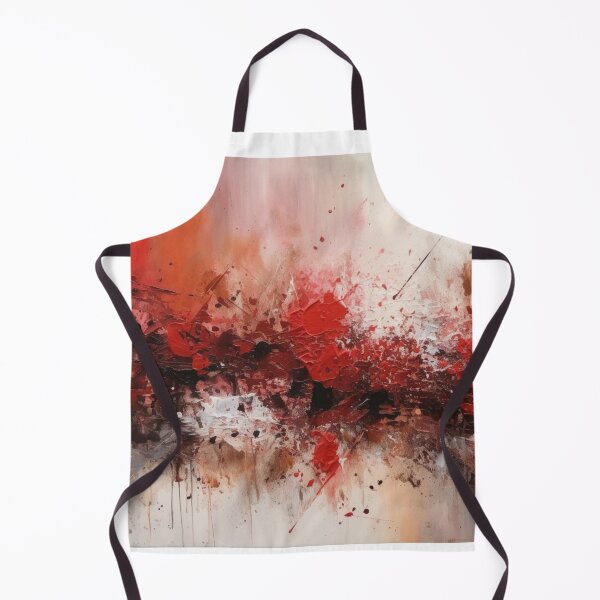 Item preview, Red Abstract Art Canvas Print designed and sold by artbybodhi.