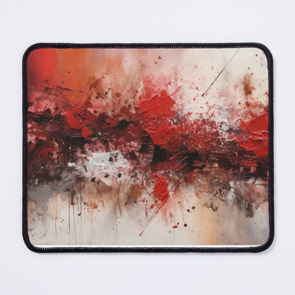 Item preview, Red Abstract Art Canvas Print designed and sold by artbybodhi.