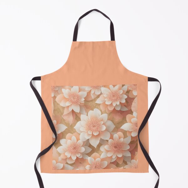 Item preview, Peach paper style floral illustration designed and sold by ArtyBuys.