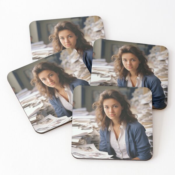 Item preview, Forensic Female Odontologist Sorting Medical and Dental Records designed and sold by TheBrainArt.