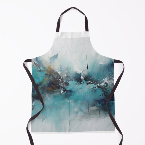 Item preview, Turquoise Abstract Art Canvas Print designed and sold by artbybodhi.