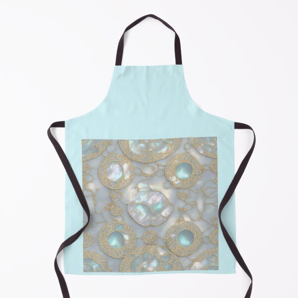 Item preview, Mother of pearl and gold filigree pattern illustration designed and sold by ArtyBuys.