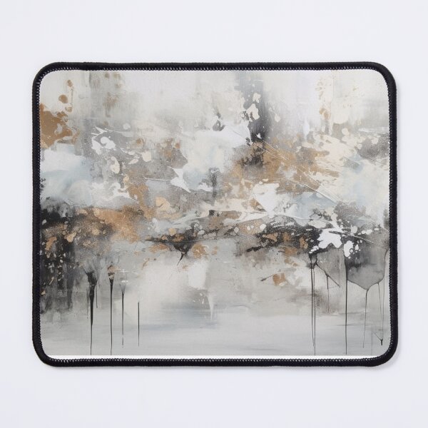 Item preview, White Abstract Art Canvas Print designed and sold by artbybodhi.
