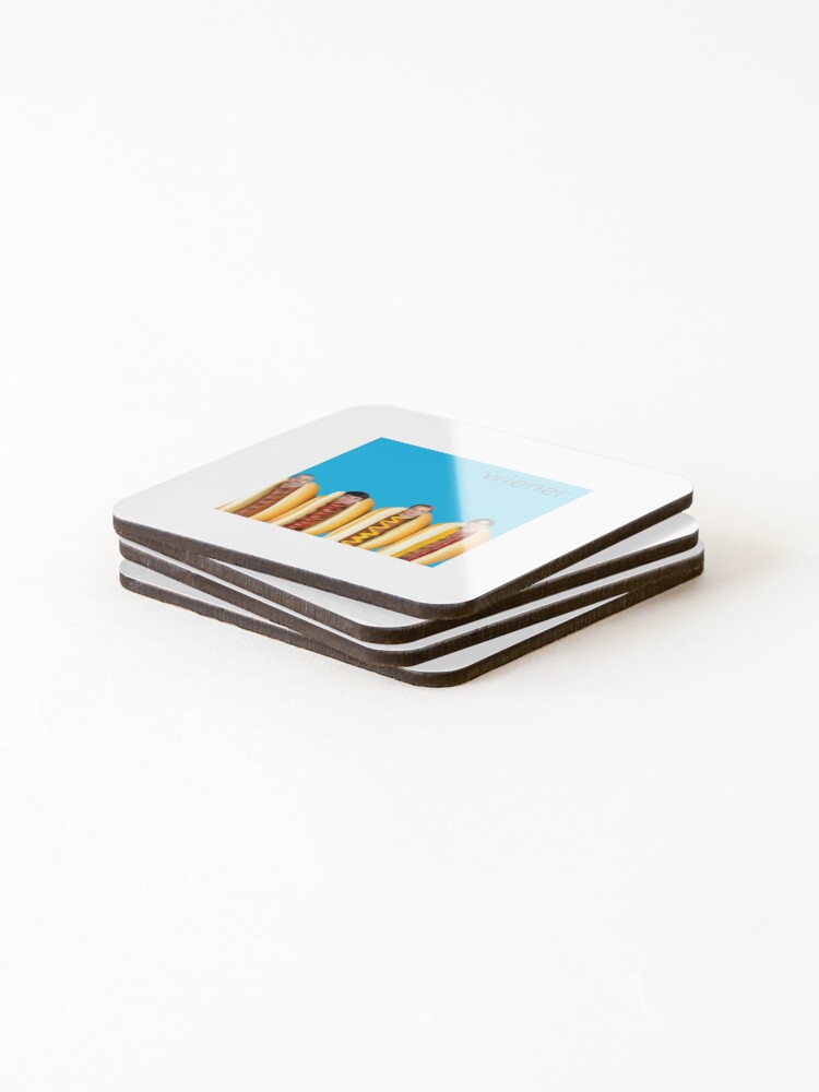 Thumbnail 4 of 5, Coasters (Set of 4), Wiener Blue Album designed and sold by Raspberryplatyp.