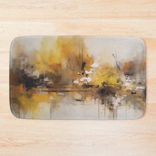 Item preview, Yellow Abstract Art Canvas Print designed and sold by artbybodhi.