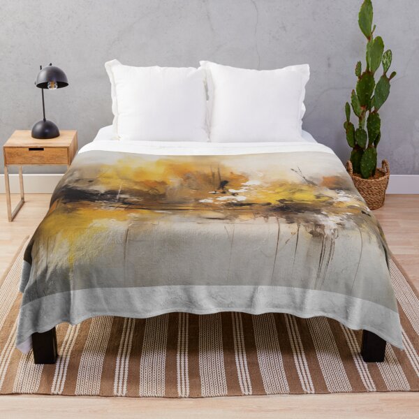 Item preview, Yellow Abstract Art Canvas Print designed and sold by artbybodhi.