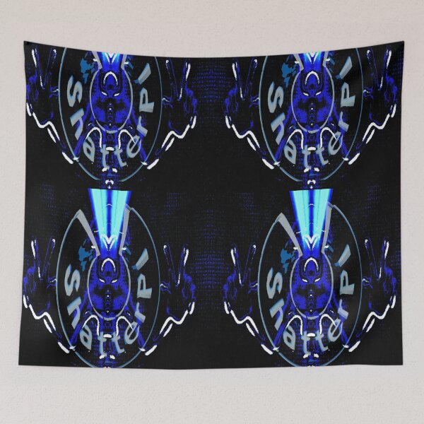 Item preview, Shatter Black & Blue designed and sold by asphaltimages.