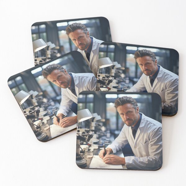 Item preview, Forensic Odontologist Microscopically Examing Medical and Dental Records designed and sold by TheBrainArt.
