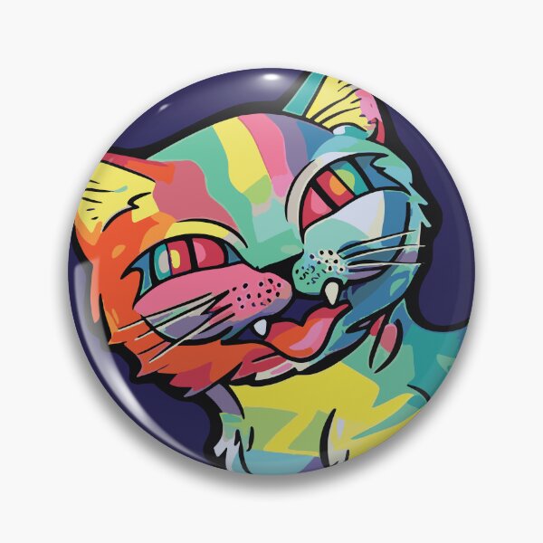 Item preview, Futuristic Multicolor Cats #19 5-paw cat designed and sold by SOVISART.