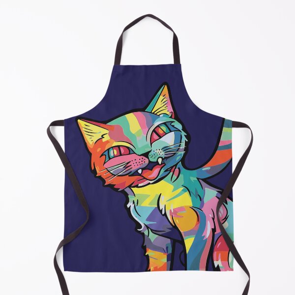 Item preview, Futuristic Multicolor Cats #19 5-paw cat designed and sold by SOVISART.