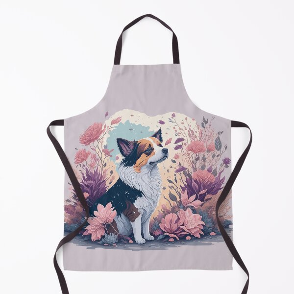 Item preview, Dog and Flowers designed and sold by bubblegarden.