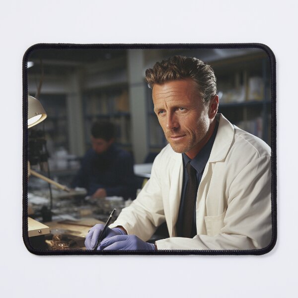 Item preview, Forensic Odontologist Examing Medical and Dental Records designed and sold by TheBrainArt.