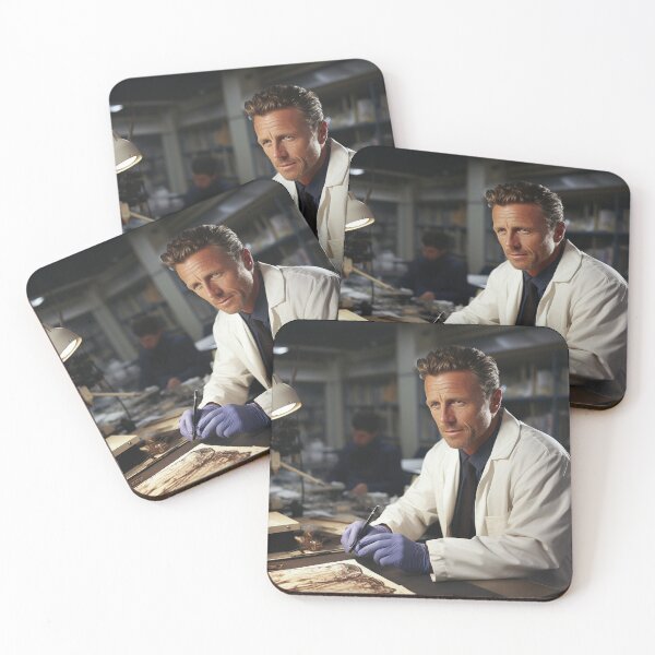 Item preview, Forensic Odontologist Examing Medical and Dental Records designed and sold by TheBrainArt.