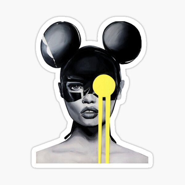Item preview, Mickey Queen Graphic Art (White) designed and sold by Zheap14.