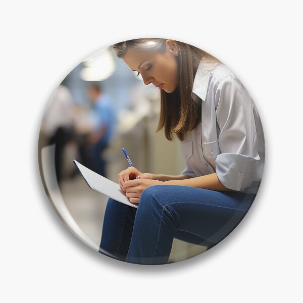 Item preview, Forensic Female Odontologist Praying Over Medical and Dental Records designed and sold by TheBrainArt.