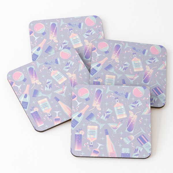 Item preview, COCKTAIL PARTY- Lilac designed and sold by Carina Parry Studios.