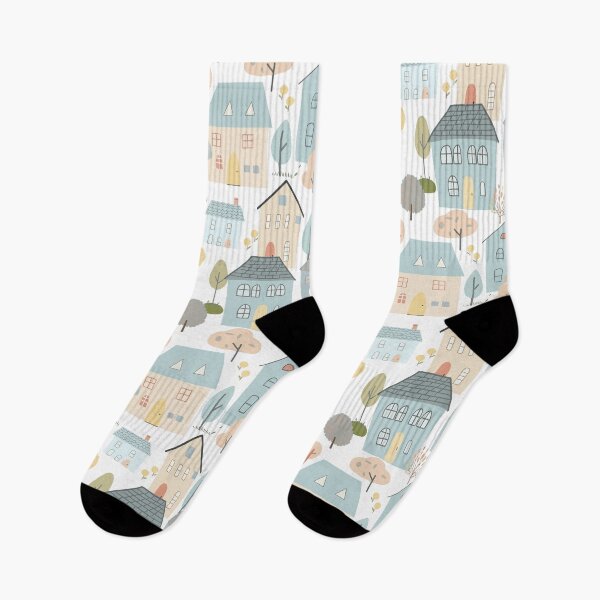Item preview, Cute Scandinavian village  designed and sold by OillieDesigns.