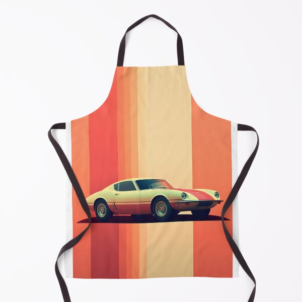 Item preview, Retro Revival: Cool, Trendy White and red vintage sports car, Vintage & Classic Cars, Memes, Iconic Designs designed and sold by Posterse-.