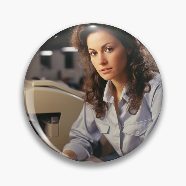 Item preview, Forensic Female Odontologist Scanning Medical and Dental Records designed and sold by TheBrainArt.