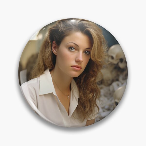 Item preview, Forensic Female Odontologist Analyzing Skulls of Medical and Dental Records designed and sold by TheBrainArt.