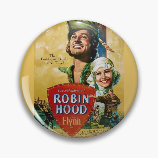 Item preview, Robin Hood 1938 Movie Poster: Vintage Adventure Art Print with Heroic Feats designed and sold by PosterForever.