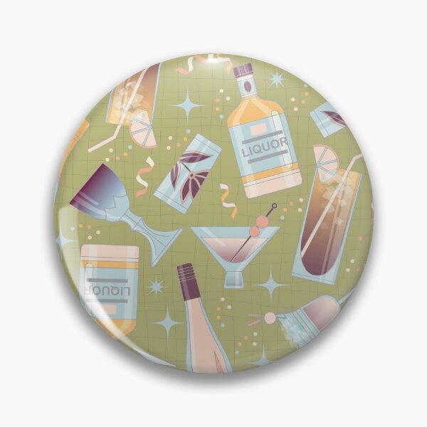 Item preview, COCKTAIL PARTY- Green designed and sold by Carina Parry Studios.