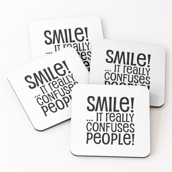 Item preview, Smile! ... it REALLY confuses people! designed and sold by jazzydevil.