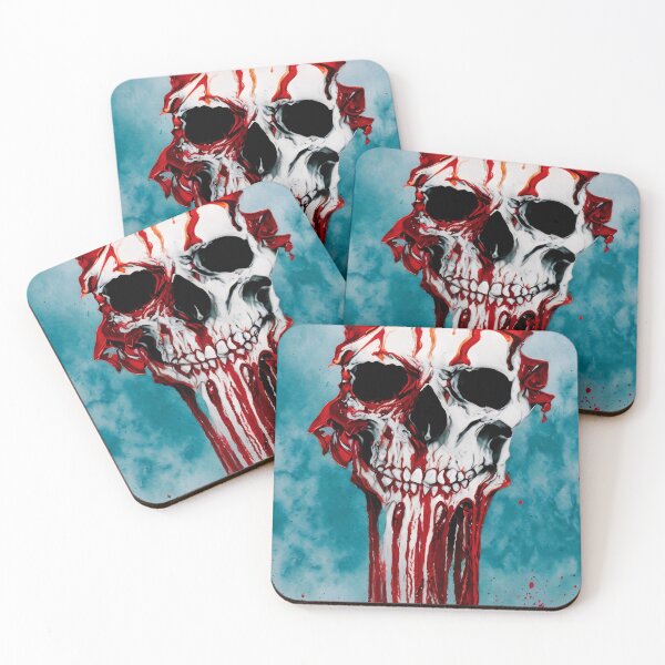 Item preview, Melting skull designed and sold by Glenbobagins.