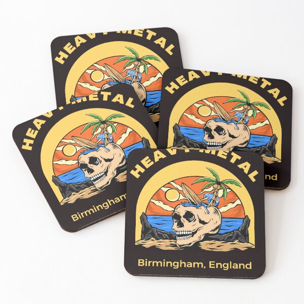 Item preview, Heavy Metal; Birmingham, England; 1970; Skull designed and sold by evaninla.