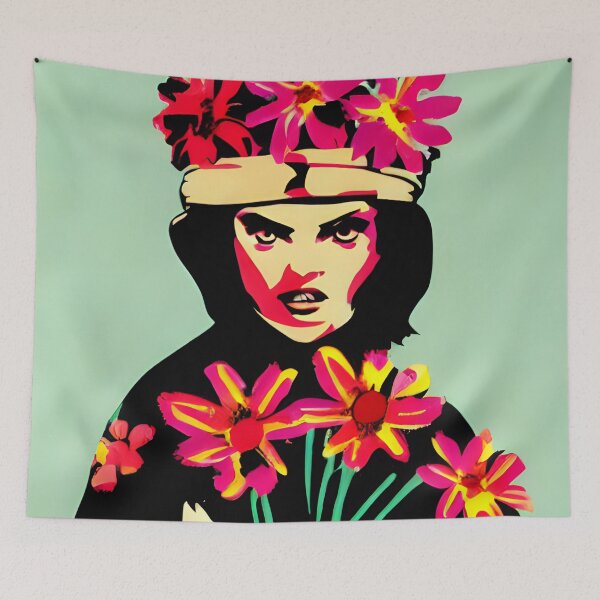 Item preview, Flowers in the style of famous art No. 10 designed and sold by CRAFTER-MEDIA.