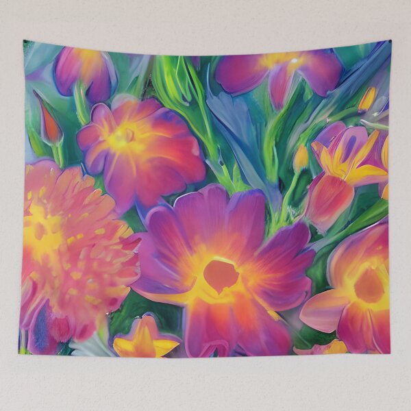 Item preview, Flowers in the style of famous art No. 12 designed and sold by CRAFTER-MEDIA.
