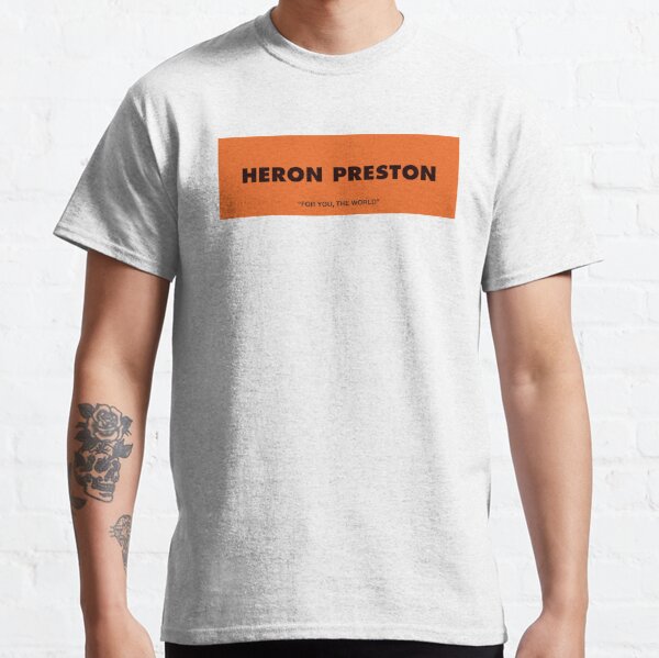 T-Shirt HERON PRESTON Men color Orange