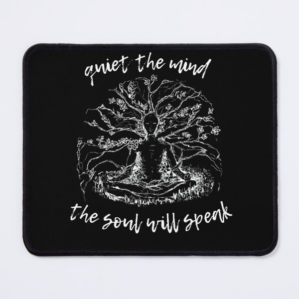 Item preview, Quiet the Mind the Soul Will Speak Gifts for Meditator designed and sold by Amazing-Kortez.