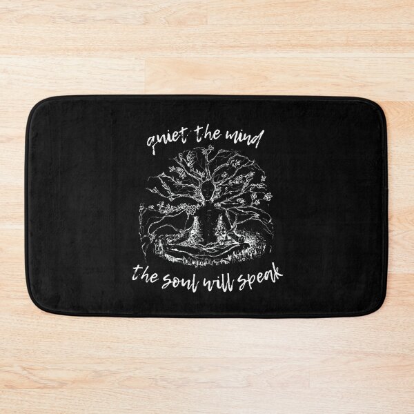 Item preview, Quiet the Mind the Soul Will Speak Gifts for Meditator designed and sold by Amazing-Kortez.
