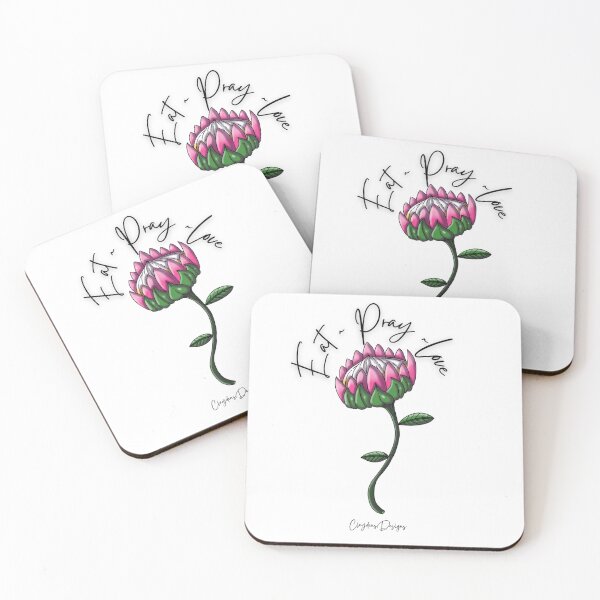 Item preview, Eat,Pray,Love Protea designed and sold by Clayden.